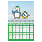 Calendrier Pingouins à neige (Mar 2027)