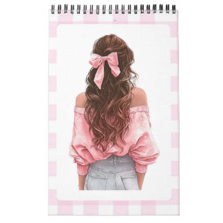 Calendrier Pink Girl 2026 small Calendar