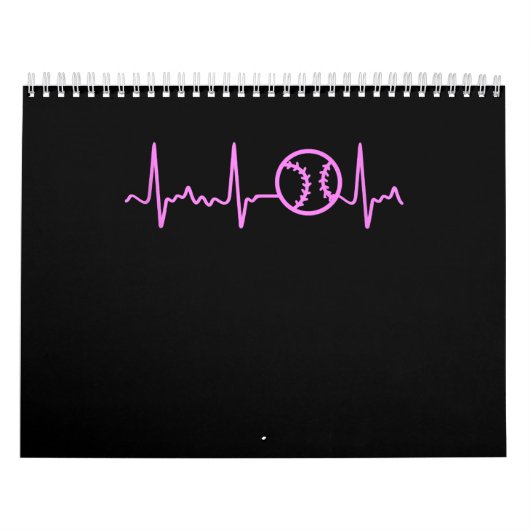 Calendrier Pink Hearbeat Baseball Sensibilisation au cancer d (Protection)