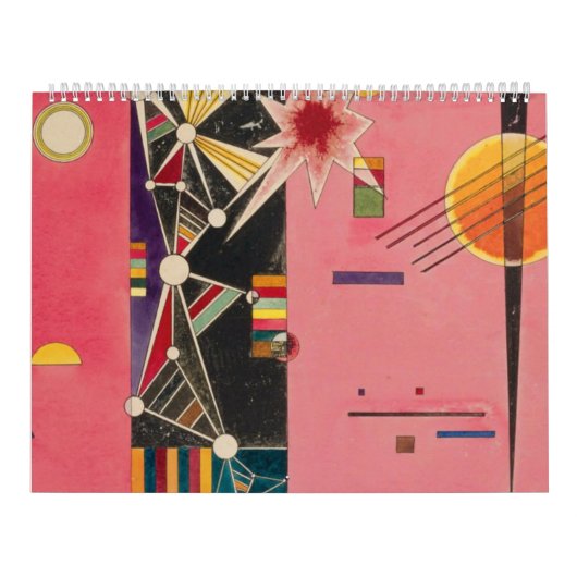 Calendrier Pink Red Wassily Kandinsky (Protection)