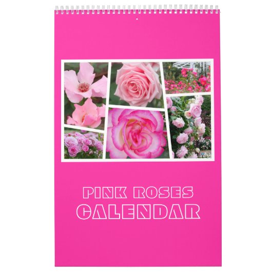 Calendrier Pink Roses Calendar (Type-B) (Protection)