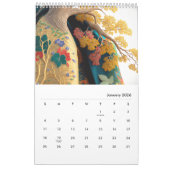 Calendrier Pins De Silken : Un Collage De Broderie Surréalist (Jan 2026)