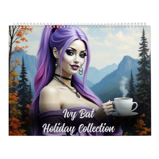 Calendrier Pinup de collection Ivy et Bat Holiday (Protection)