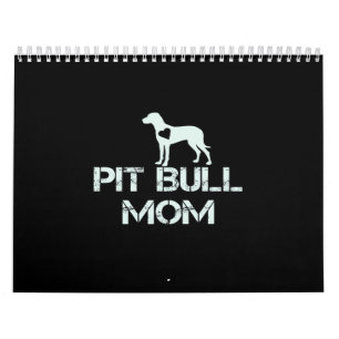 Calendrier Pitbull maman aime tellement les chiots