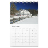 Calendrier pittoresque de la Caroline du Nord (Jan 2026)