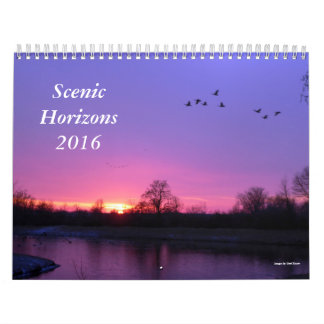 Calendrier pittoresque d'horizons, 2016