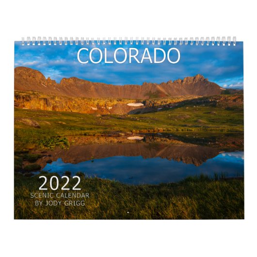 Calendrier Pittoresque du Colorado 2022 (Protection)