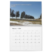 Calendrier pittoresque inspiré de l'Amérique (Feb 2026)