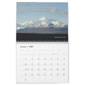 Calendrier pittoresque inspiré de l'Amérique (Jan 2027)