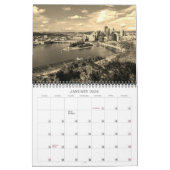 Calendrier Pittsburgh Photos sepia-Personnaliser (Jan 2026)