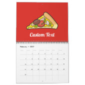 Calendrier Pizza slice (Feb 2027)