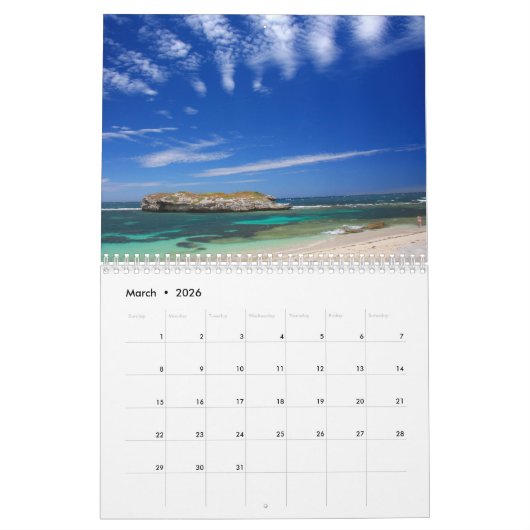 Calendrier Plage 2019 (Mar 2026)