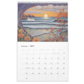 Calendrier Plage balnéaire de Whimstel Pastel (Jan 2027)