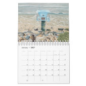 Calendrier plage - Calendrier grand (Jan 2027)