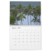 Calendrier Plage de Kauai (Feb 2027)