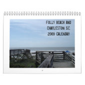 Calendrier Plage et Charleston S.C. 20 de folie… (Protection)