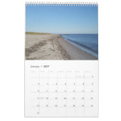 Calendrier Plage, Sable, Eau Et Vagues Sur 12 Mois (Jan 2027)