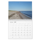 Calendrier Plage, Sable, Eau Et Vagues Sur 12 Mois (Jan 2027)