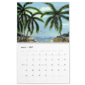 Calendrier Plage tropicale (Mar 2027)