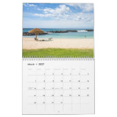 Calendrier Plage tropicale 2025 (Mar 2027)