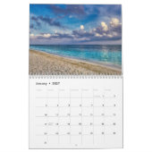 Calendrier Plage tropicale 2025 (Jan 2027)