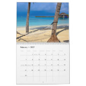 Calendrier Plage tropicale 2025 (Feb 2027)