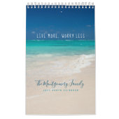 Calendrier Plage tropicale personnalisée 2026 Photo (Protection)