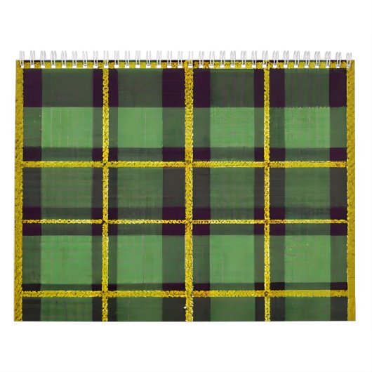 Calendrier Plaid vert (Protection)