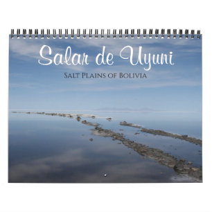 Calendrier plaine salée d'Uyuni