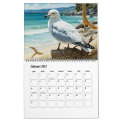 Calendrier Plaisir Seagull Art Coastal (Feb 2027)