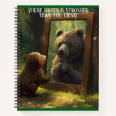 calendrier planificateur cahier de notes ourson mo (Devant)