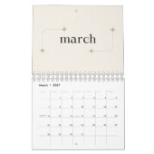 Calendrier Planificateur de bureau minimaliste 2025 (Mar 2027)