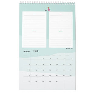 Calendrier Planificateur de sirène de Mistyqe