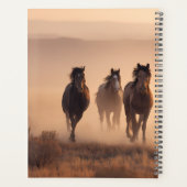 Calendrier Planificateur de Troupeau de Mustangs (Dos)
