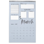 Calendrier Planification Motivative Moyenne Moyenne Du Chaos (Mar 2027)