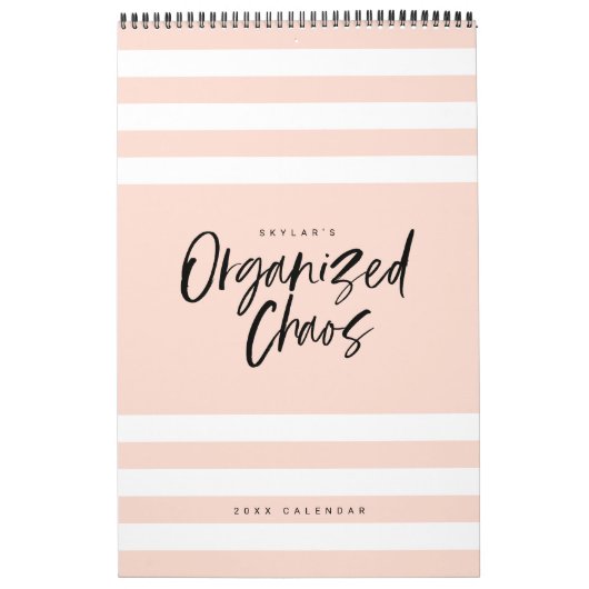 Calendrier Planification Motivative Moyenne Moyenne Du Chaos  (Protection)