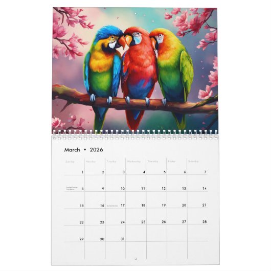 Calendrier "Planifiez votre année à venir : présentation de n (Mar 2026)