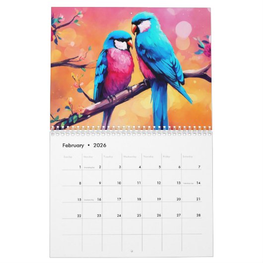 Calendrier "Planifiez votre année à venir : présentation de n (Feb 2026)