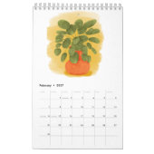 Calendrier Plantes de maison (Feb 2027)