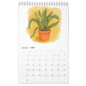 Calendrier Plantes de maison (Jan 2027)