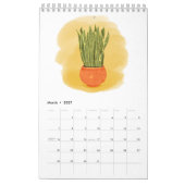 Calendrier Plantes de maison (Mar 2027)