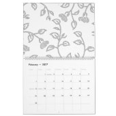 Calendrier Platine, Dérive de Neige, Star Dust Décoration Des (Feb 2027)