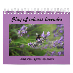 Calendrier Play of colours lavender