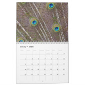 Calendrier Plumes Kauai Peacock (Jan 2026)