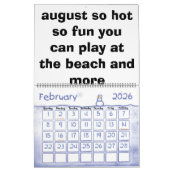 Calendrier Poem (Feb 2026)