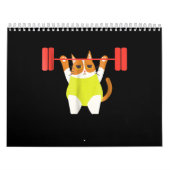 Calendrier Poids du chat Lifting Funny Amoureux des chats ent (Protection)