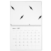Calendrier Point, noir (Mar 2027)