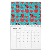 Calendrier Pois noirs des Ladybugs Lucky Insect (Feb 2026)