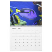 Calendrier Poisson coloré 2026 (Jan 2027)