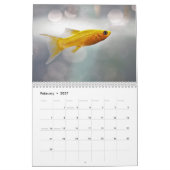 Calendrier Poisson rouge 2027 (Feb 2027)